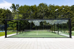 Panorama padelbaan - LTVL Lelystad